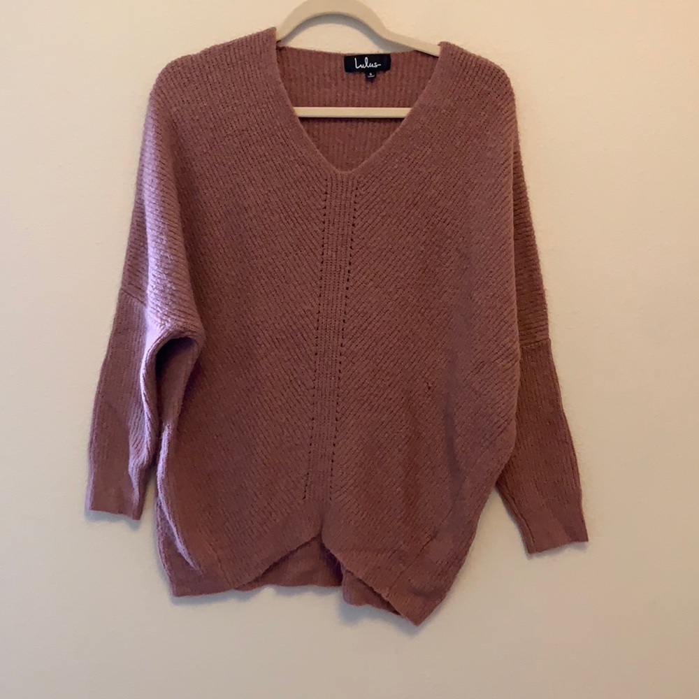 Lulus mauve oversized sweater! Size S